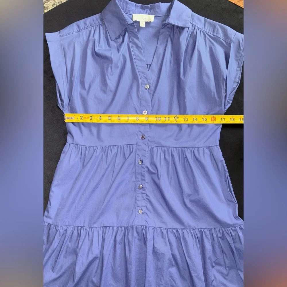 Pinch Navy Cotton Mini Dress size S - Picture 12 of 14